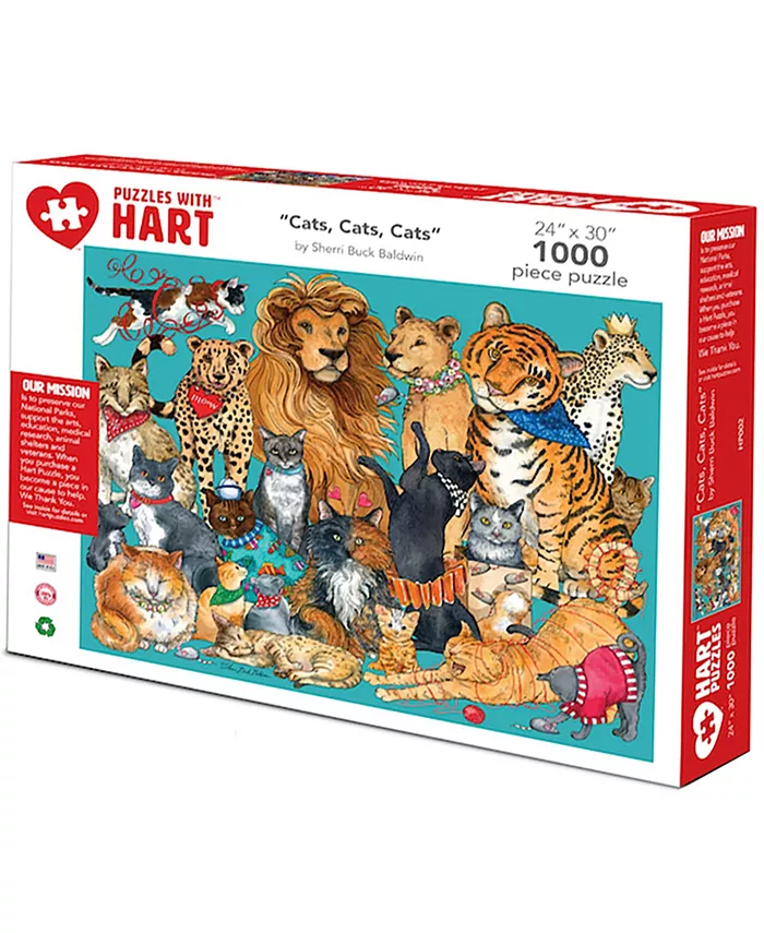 Hart Puzzles Cats 24