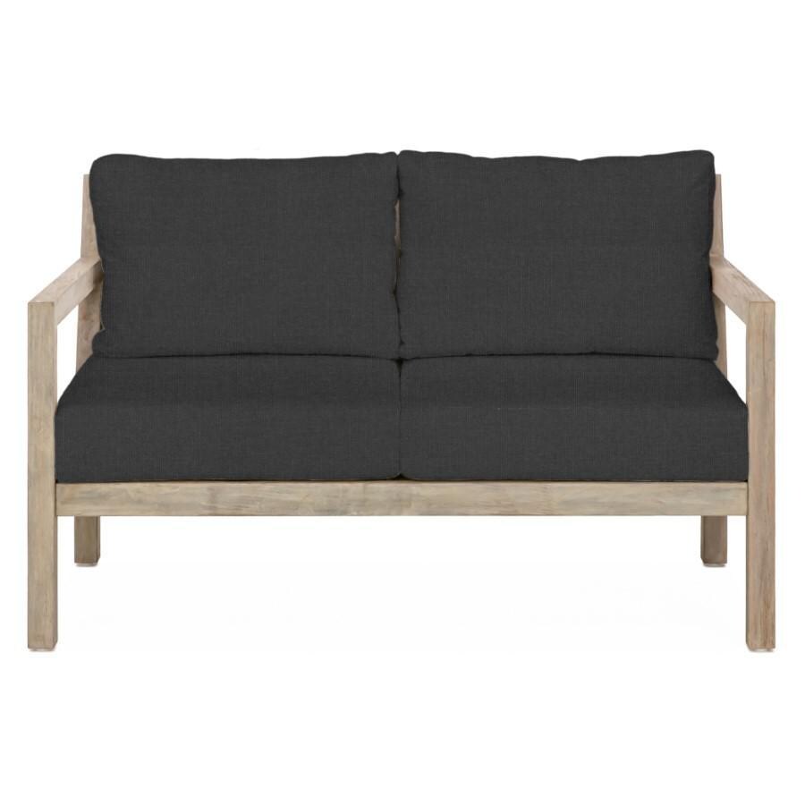 Signature Sabine Landing Brushed Teak Patio Loveseat - Mycitystee
