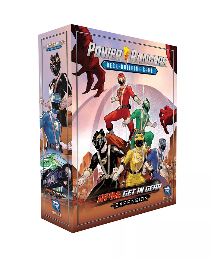 Renegade Game Studios Power Rangers DeckBuilding Game RPM Get in Gear Expansion - Mycitystee