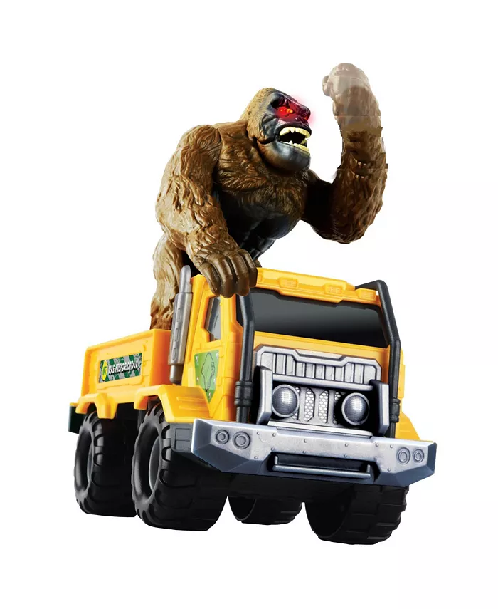 Redbox Light Sound Gorilla Transporter Children's Play Truck Gorilla Figurine - Mycitystee