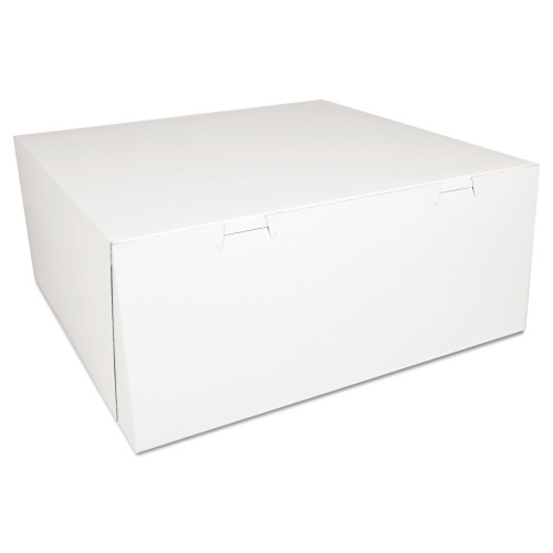 SCT Bakery Boxes， White， Paperboard，14 x 14 x 6， 50/Carton (0993) - Mycitystee