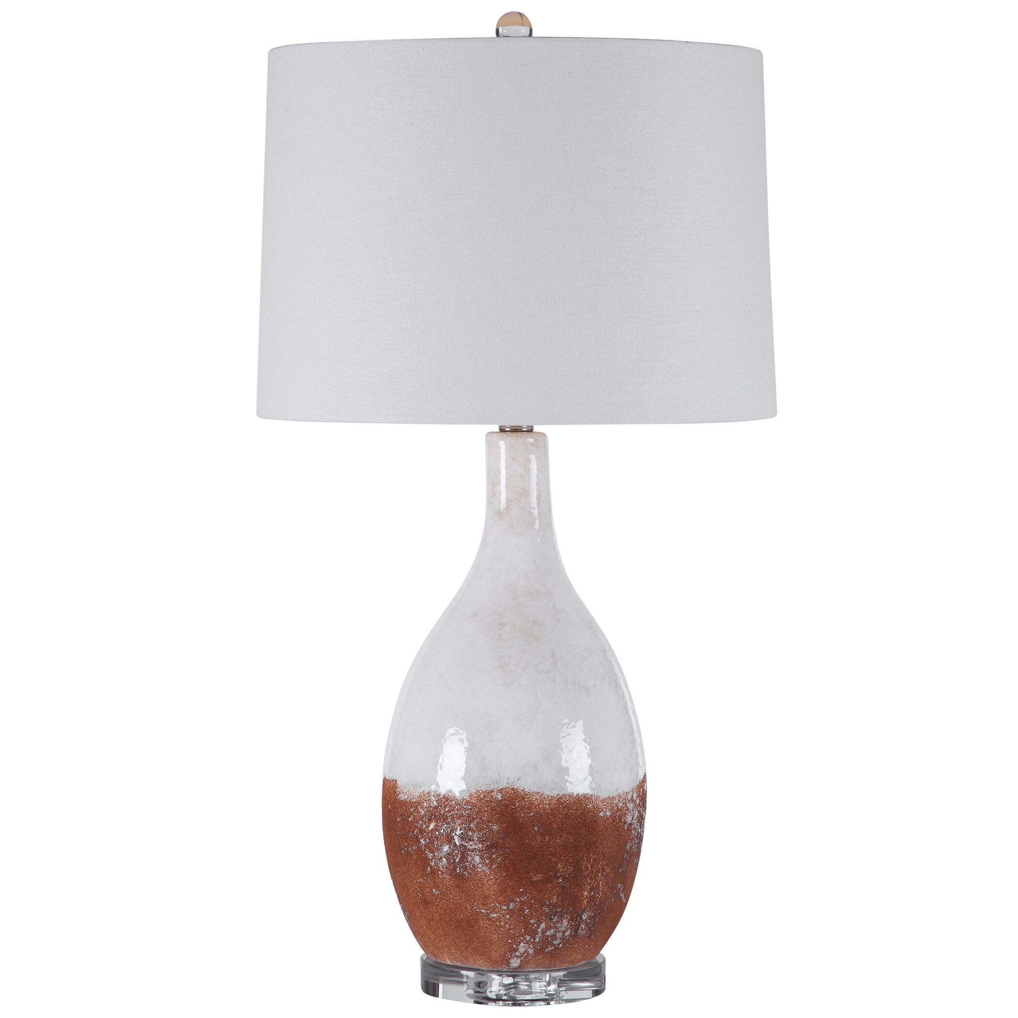 Uttermost Durango Rust White Table Lamp - Mycitystee