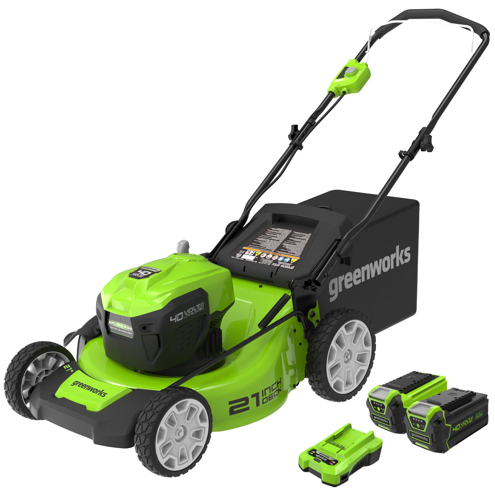 40V 21-Inch Cordless Lawn Mower | Greenworks - Mycitystee