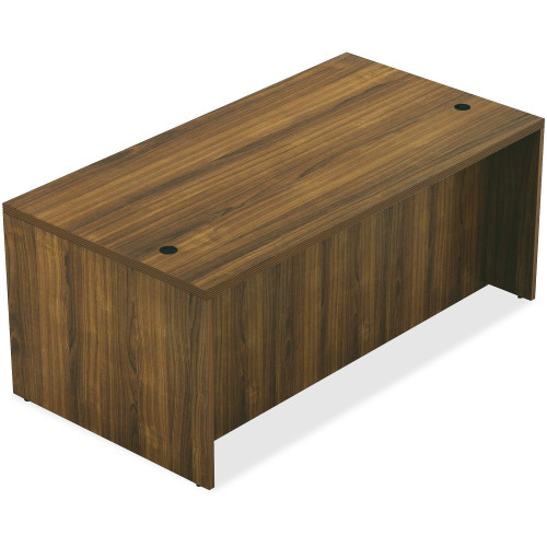 Lorell Chateau Series Walnut Laminate Desking Table Desk (34305) - Mycitystee