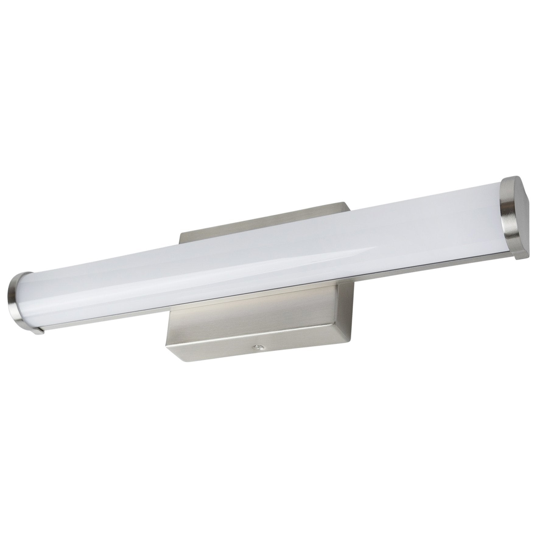 Sunlite 18 in. Brushed Nickel LED with Adjustable CCT 3000K 4000K 5000K Dimmable 1400 Lumen Linear Bar Vanity Light - Mycitystee