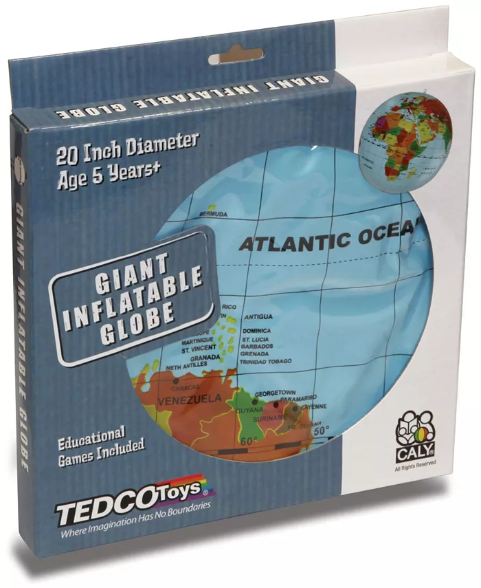 Tedco Toys 20-inch Giant Inflatable Globe - Mycitystee