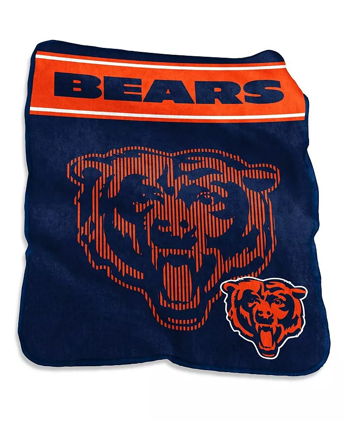 Logo Brands Chicago Bears 60'' x 80'' XL Raschel Plush Throw Blanket - Mycitystee