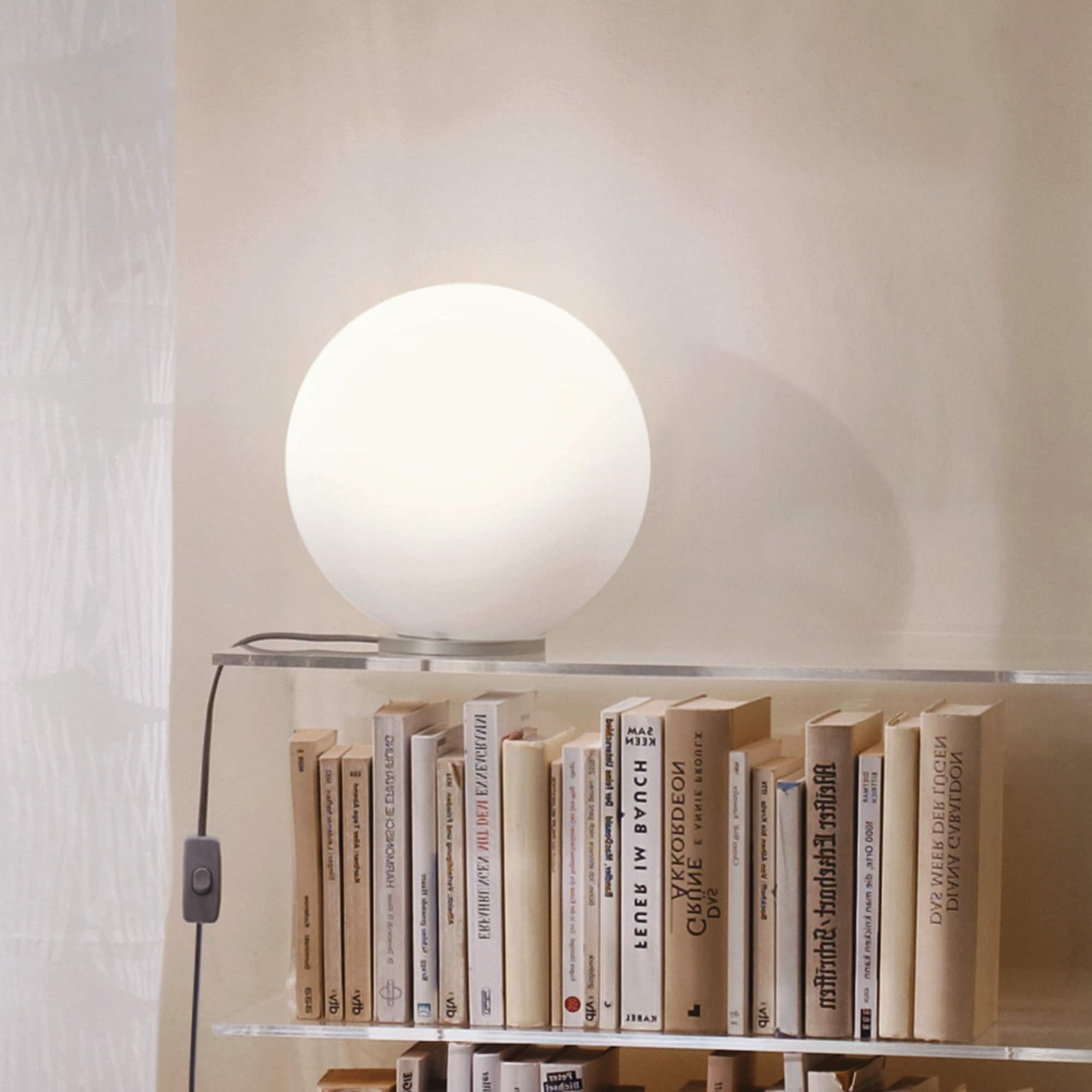 Eglo Rondo White Table Lamp with Silver Finish - Mycitystee