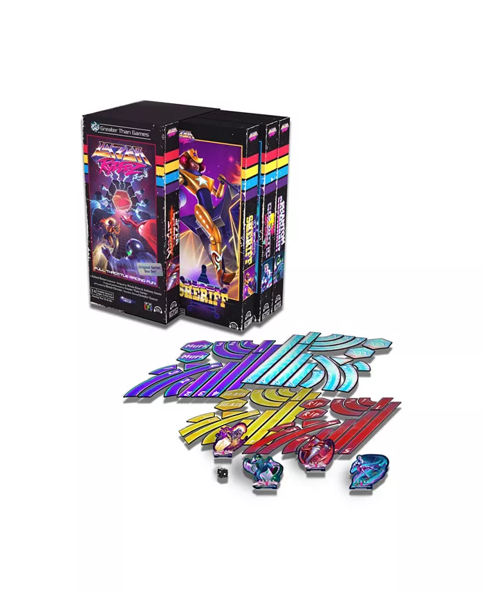 Greater Than Games Lazer Ryderz Board Game - Mycitystee