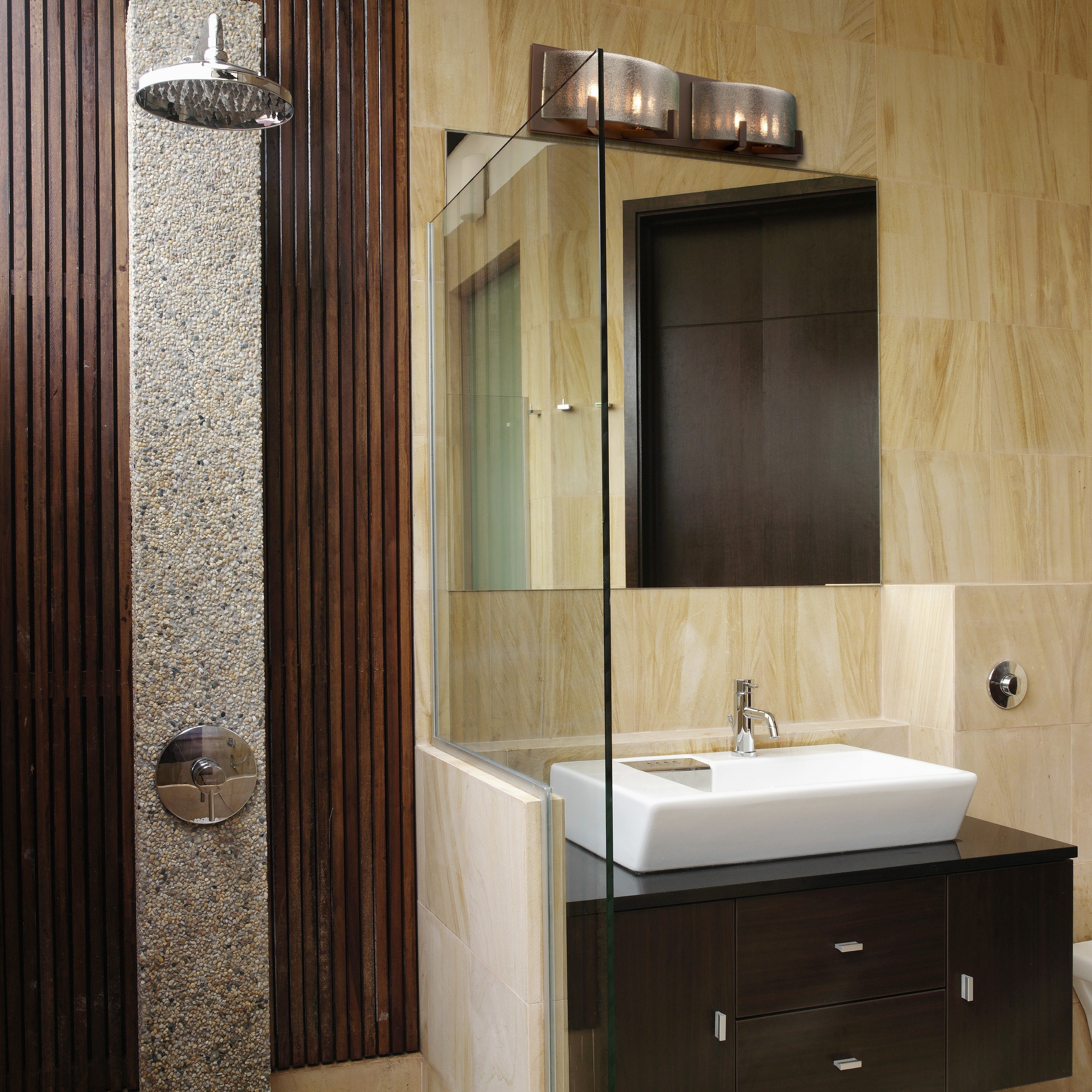 Firefly 4-Light Industrial Bronze Bath Fixture - Mycitystee