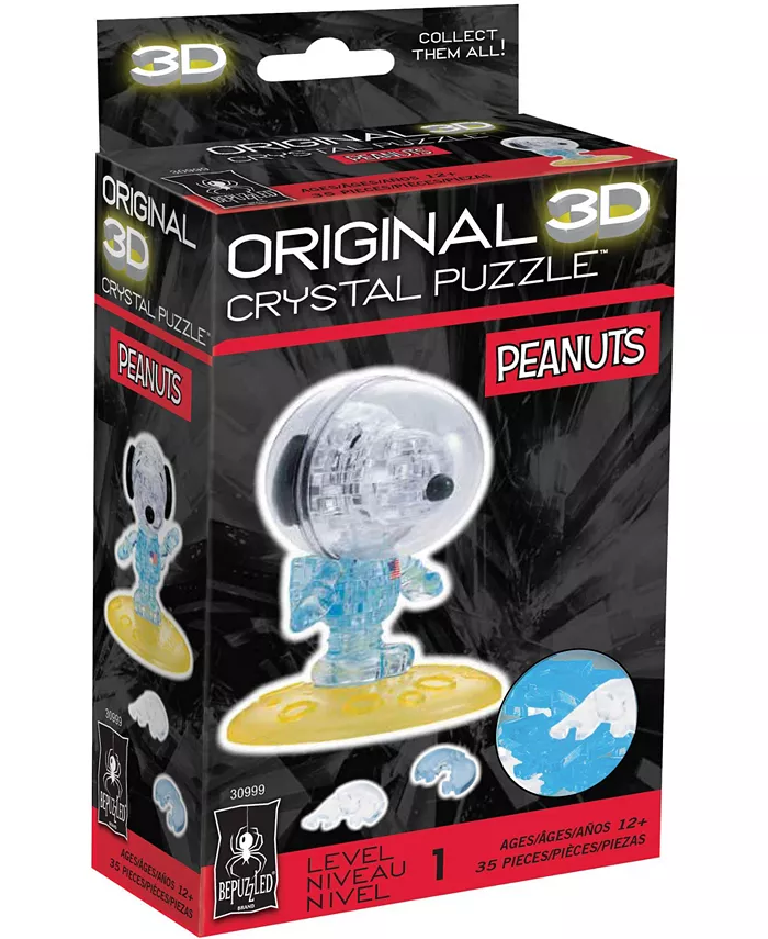 BePuzzled 3D Crystal Puzzle - Peanuts Astronaut Snoopy - Mycitystee