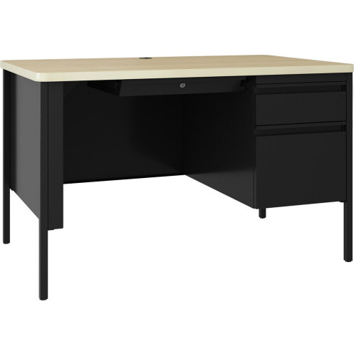 Lorell Fortress Single-pedestal Teacher's Desk (03156) - Mycitystee