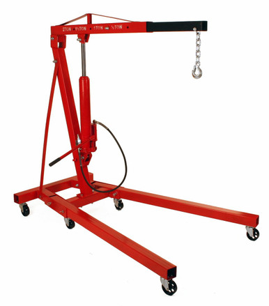 Dragway Tools 2 Ton Folding Air Hydraulic Engine Hoist Cherry Picker - Mycitystee