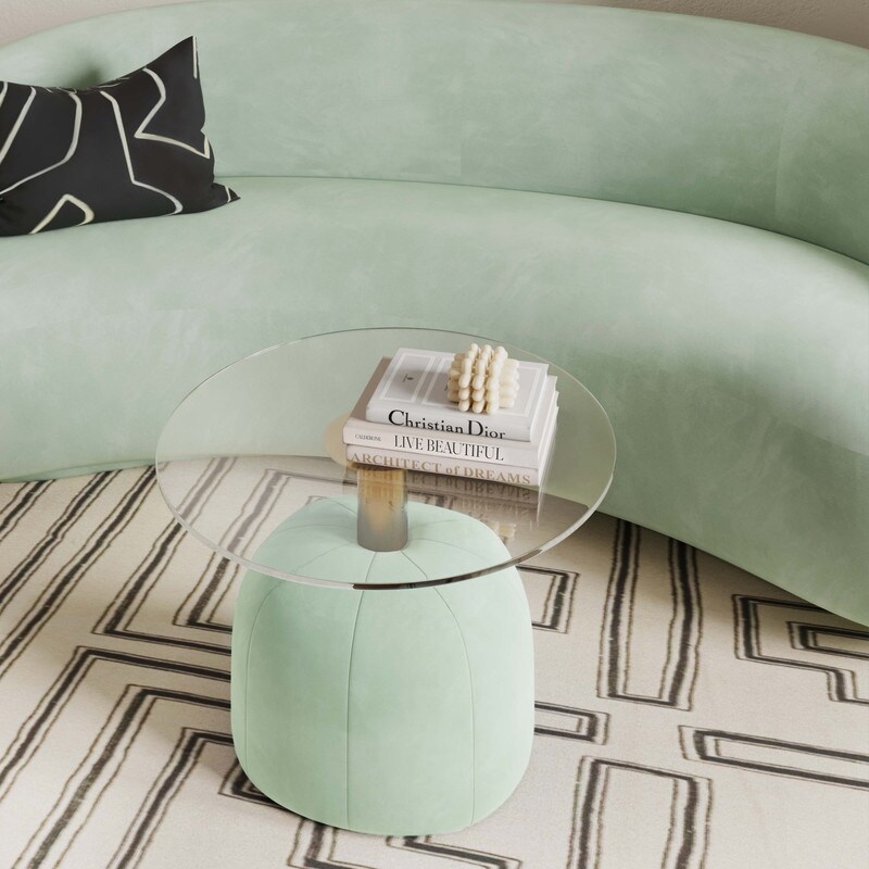 Suki Velvet Coffee Table - Mycitystee