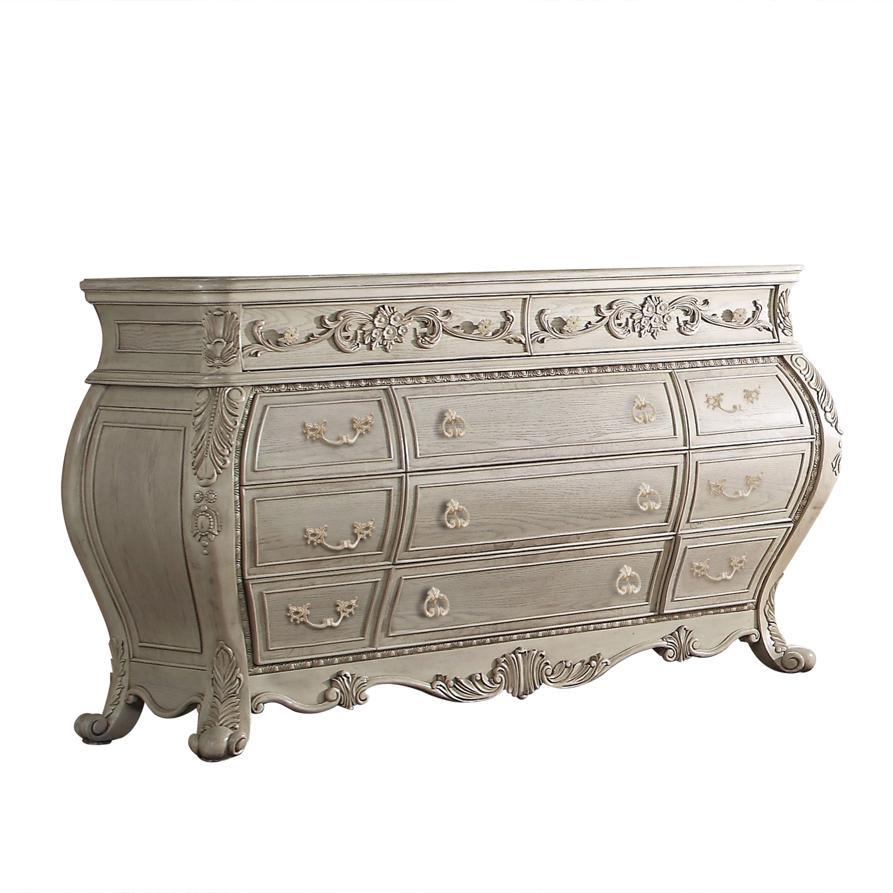 ACME Ragenardus Dresser， Antique White - - 21655011 - Mycitystee