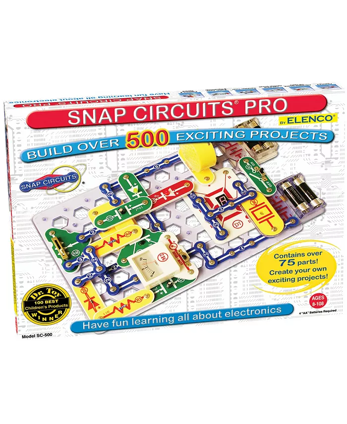 Redbox Elenco Snap Circuits Pro 500 In 1 - Mycitystee