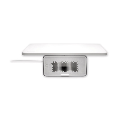 Kensington FreshView Wellness Monitor Stand with Air Purifier， 22.5 x 11.5 x 5.4， White (55460) - Mycitystee