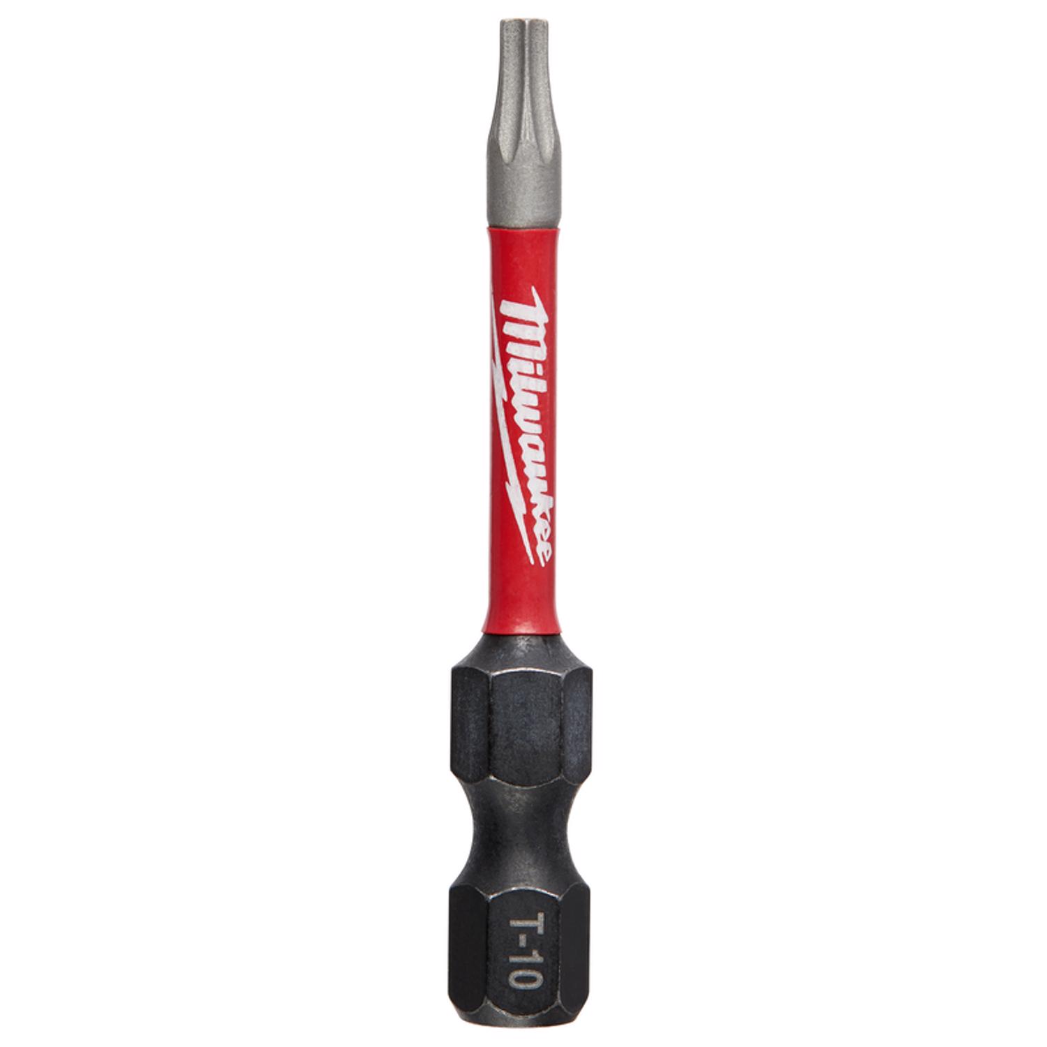 Milwaukee Shockwave Torx T10 X 2 in. L Screwdriver Bit Steel 1 pc - Mycitystee