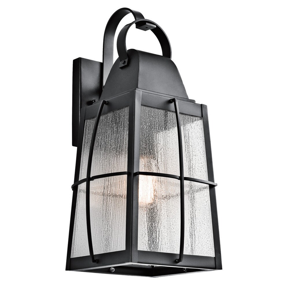 Kichler Lighting Tolerand Collection 1-light Textured Black Outdoor Wall Lantern Shopping - The Best Deals on Outdoor Wall Lanterns | 18884877 - Mycitystee