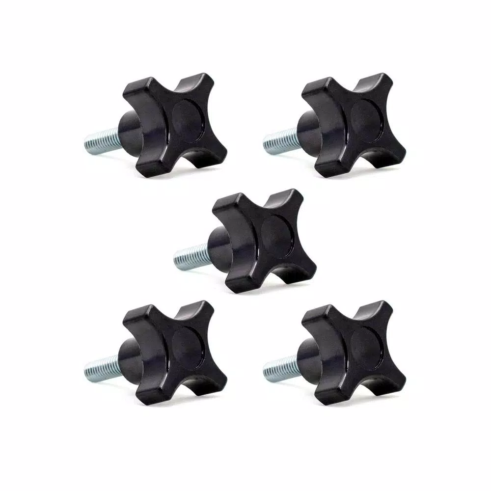 POWERTEC 1/4 in.-20， 4-Point Stud Knob (5-Pack) and#8211; XDC Depot - Mycitystee