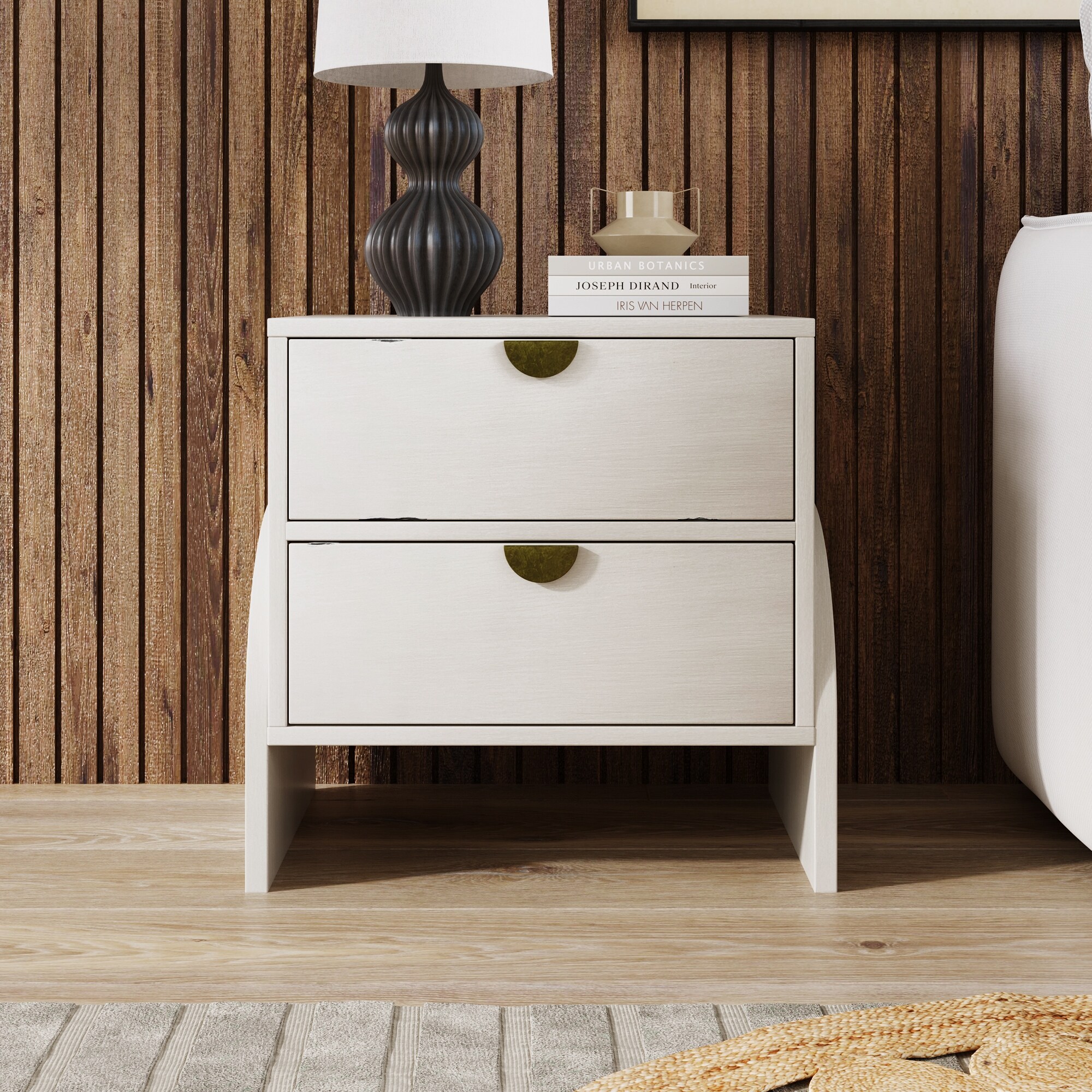 wo-Drawer Bed Sidetable Nightstand - - 37827466 - Mycitystee