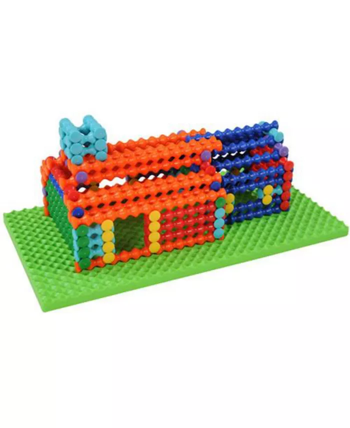 Popular Playthings Playstix Deluxe Building Set 211 Pcs - Mycitystee