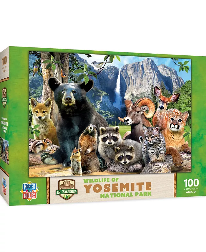 MasterPieces Puzzles National Parks - Yosemite National Park 100 Piece Kids Puzzle - Mycitystee