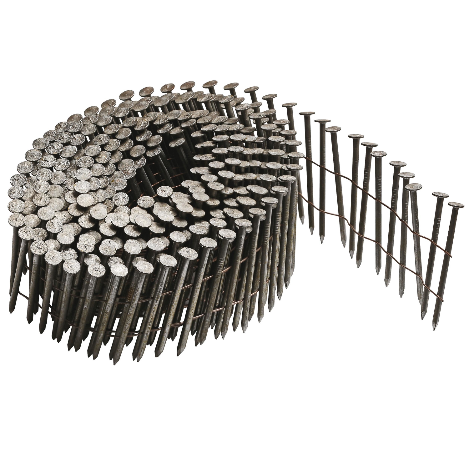 Bostitch 1-3/4 in. 11 Ga. Angled Coil Stainless Steel Siding Nails 15 deg 3，600 pk - Mycitystee