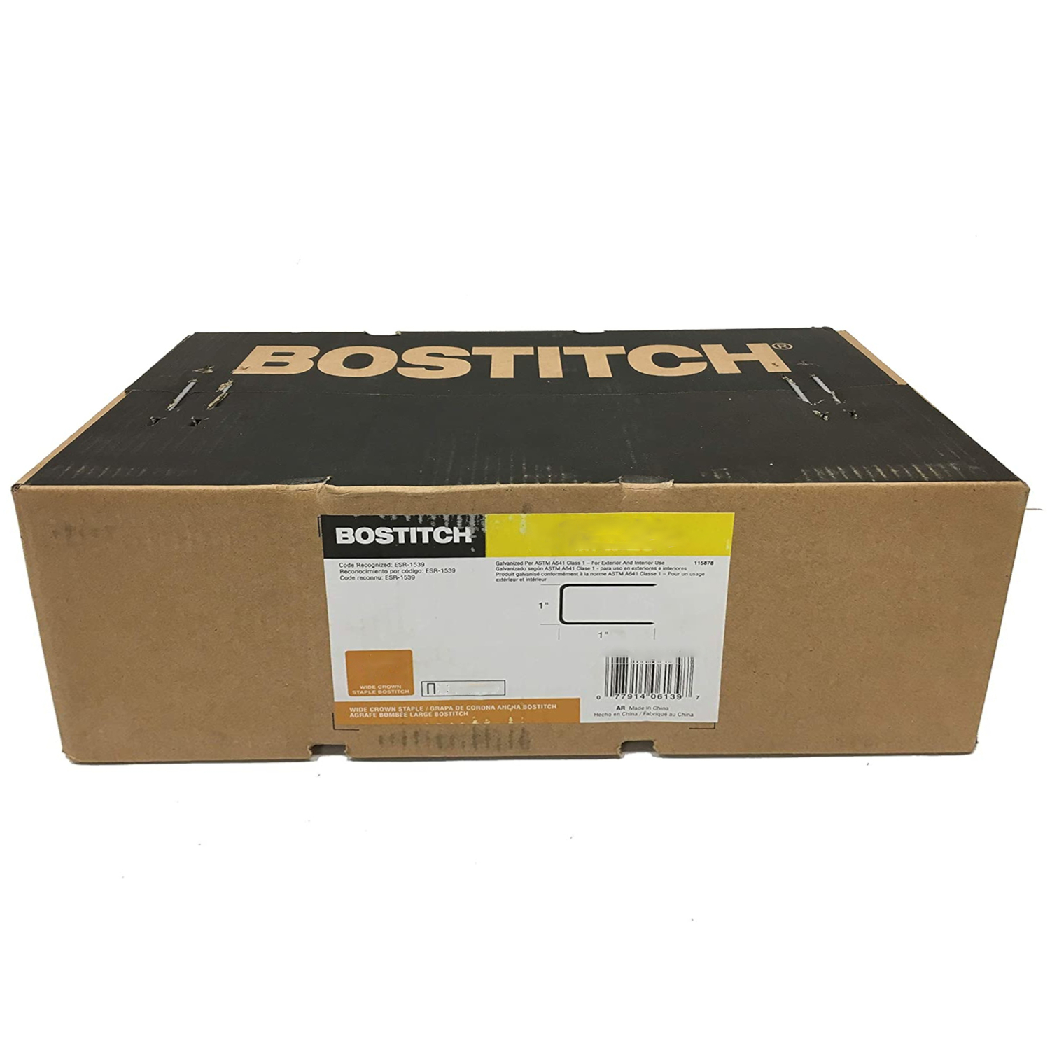 Bostitch S2 1 in. W X 1 in. L 16 Ga. Wide Crown Staples 10000 pk - Mycitystee
