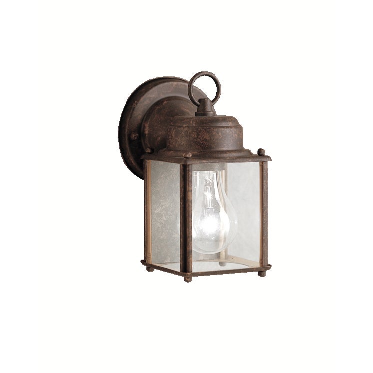 Kichler Lighting Traditional 1-light Tannery Bronze Outdoor Wall Lantern - Mycitystee