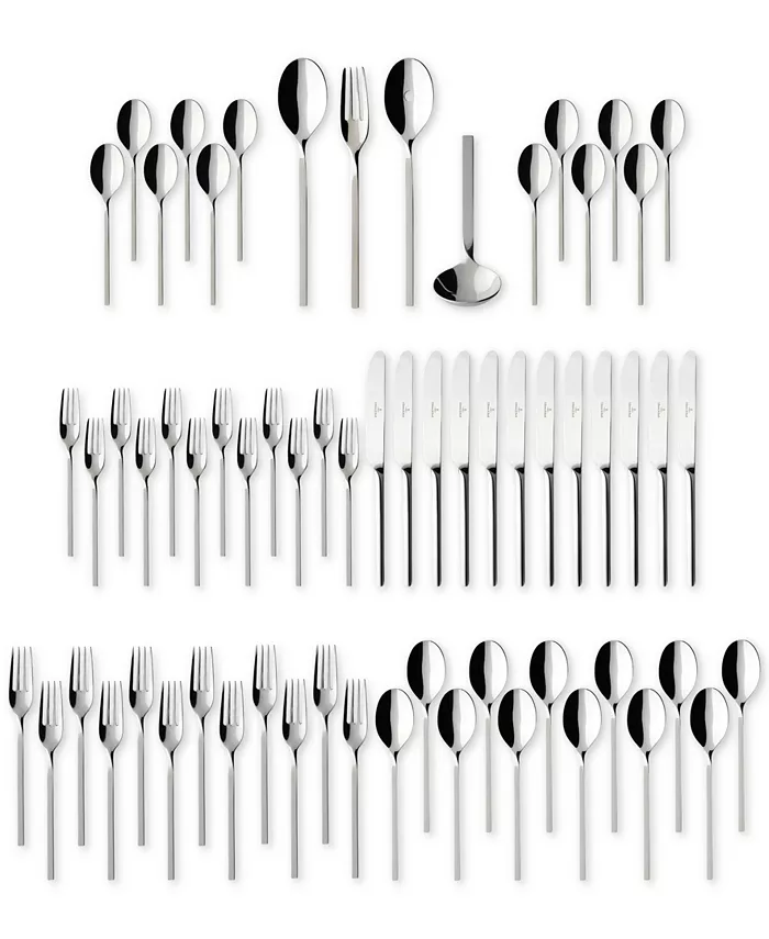 Villeroy Boch Flatware 18 10， New Wave 64 Piece Set - Mycitystee