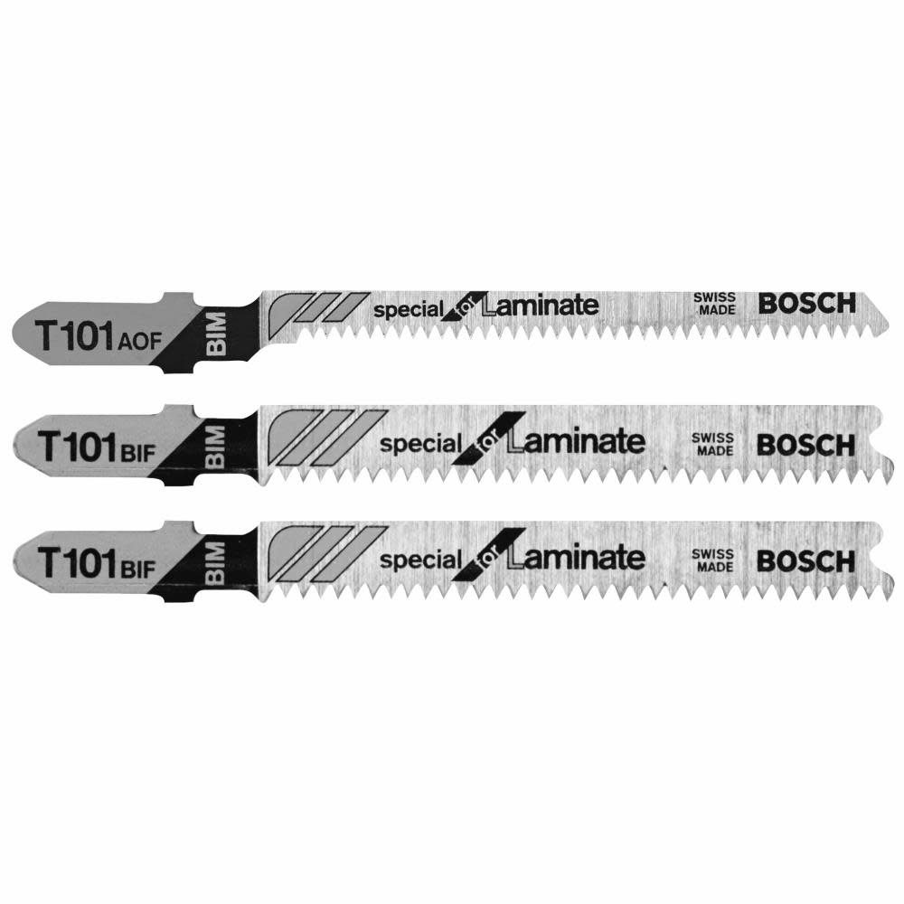 Bosch 3 pc. Hardwood/Laminate Flooring T-Shank Jig Saw Blade Set T503 from Bosch - Mycitystee