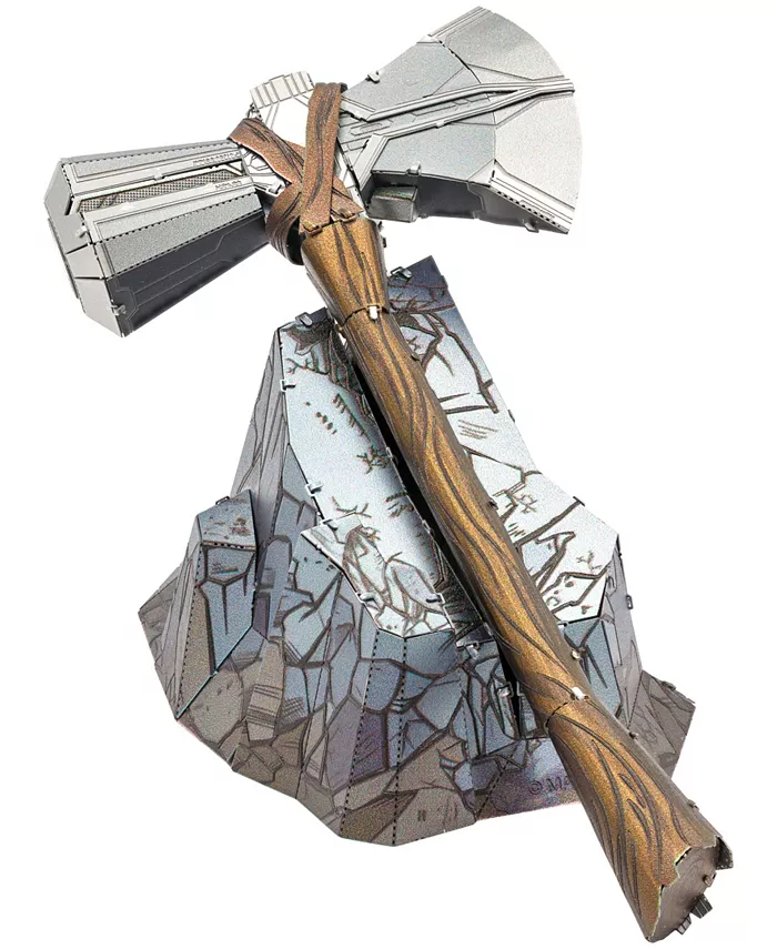 Fascinations Metal Earth 3D Metal Model Kit - Marvel Avengers Endgame Stormbreaker， 2 Piece - Mycitystee