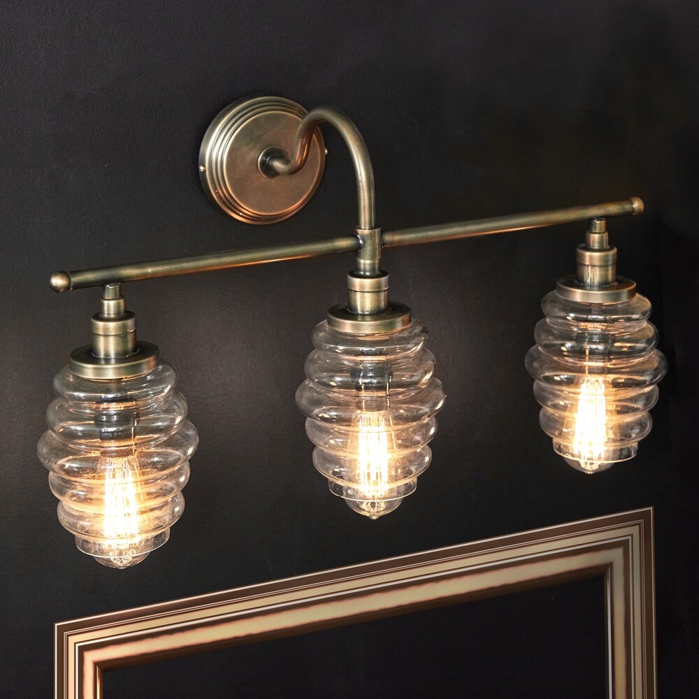 Honey Hive Vanity Lamp - 23?''W x 12''D x 14''H - Mycitystee