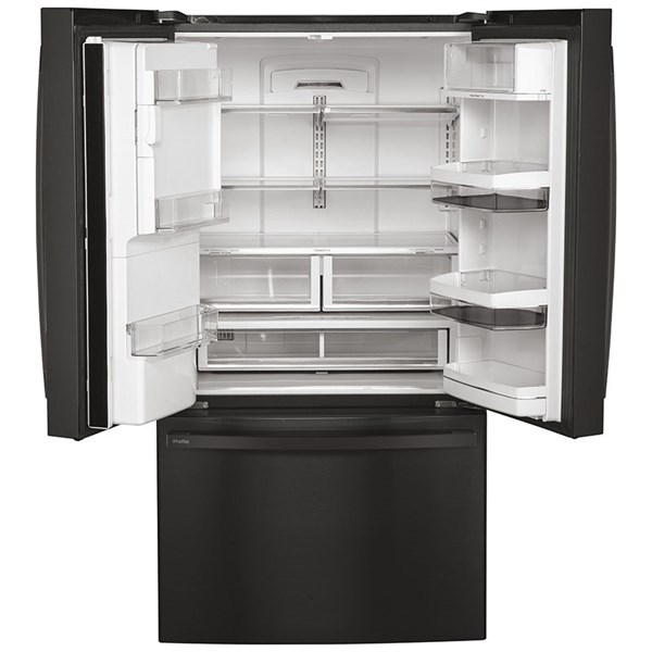 22.1 cu ft French Door Black Stainless Steel Refrigerator - Mycitystee