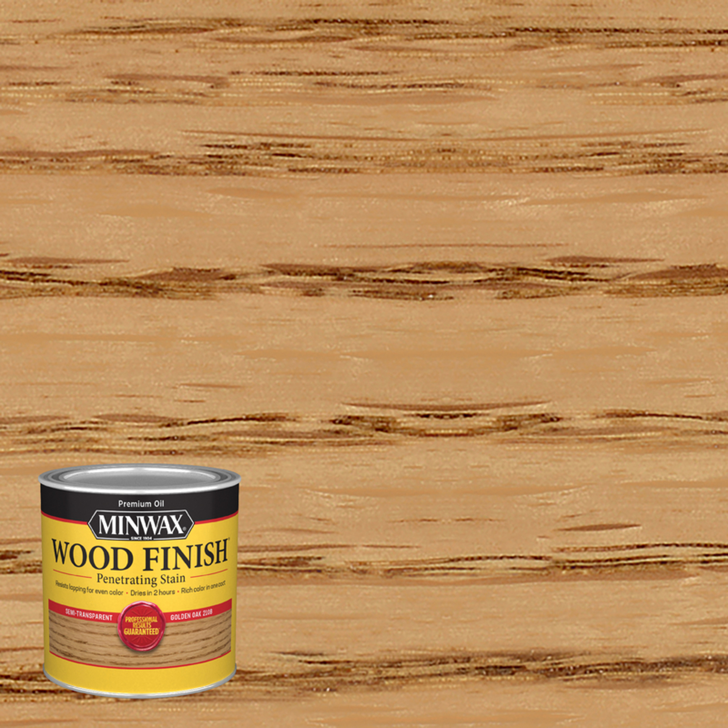 Minwax Wood Finish Semi-Transparent Golden Oak Oil-Based Penetrating Wood Stain 0.5 pt - Mycitystee