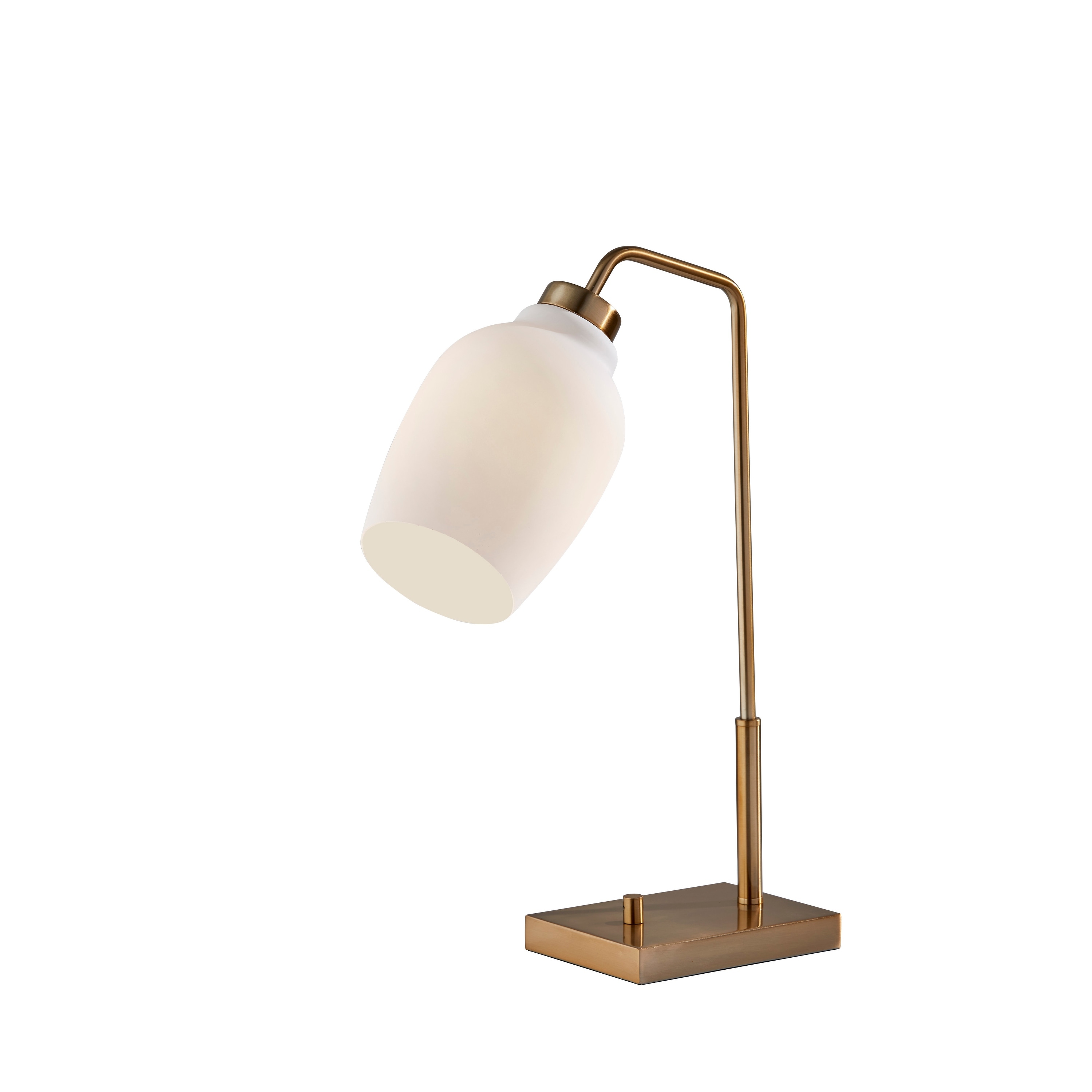 Adesso Clara Antique Brass Desk Lamp - Mycitystee