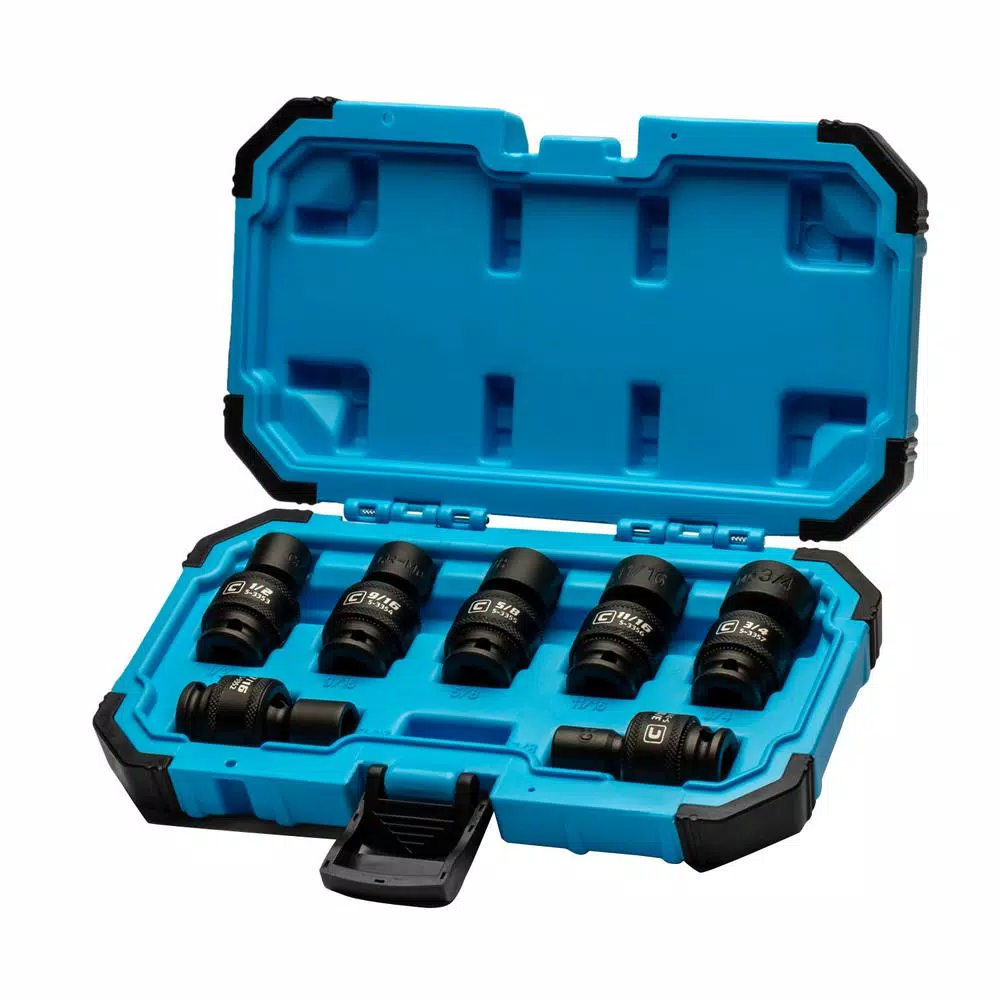 Capri Tools 3/8 in. Drive SAE Universal Impact Socket Set (7-Piece) and#8211; XDC Depot - Mycitystee