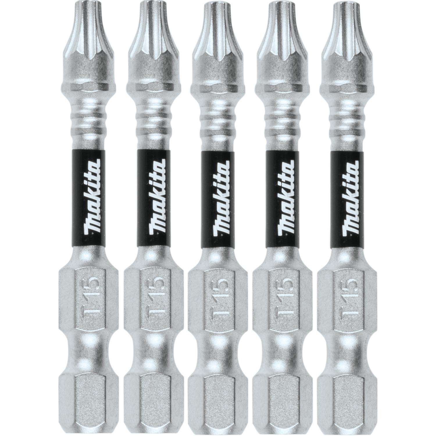 Makita Impact XPS Torx T15 X 2 in. L Power Bit Steel 5 pk - Mycitystee
