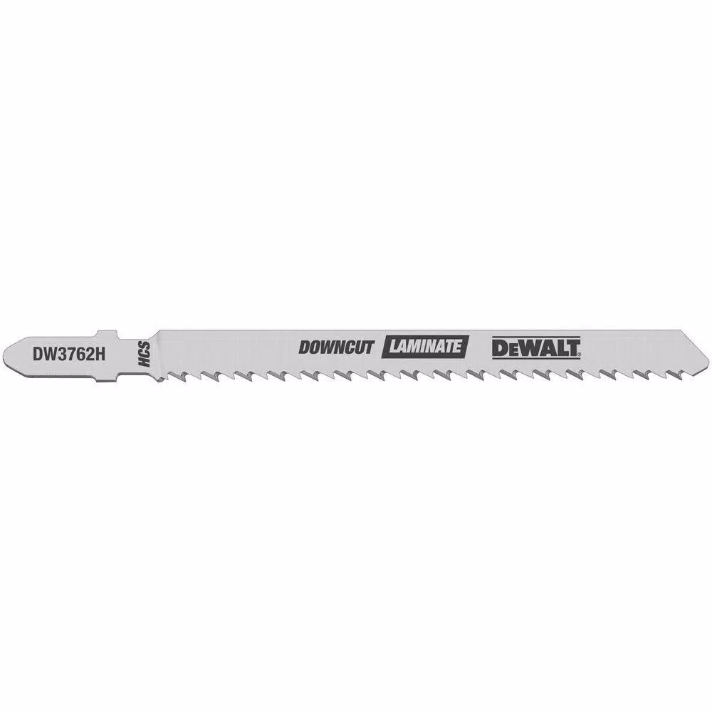 DEWALT 4 in. 10 TPI Laminate Down Cutting Jig Saw Blade HCS T-Shank (5-Pack) and#8211; XDC Depot - Mycitystee