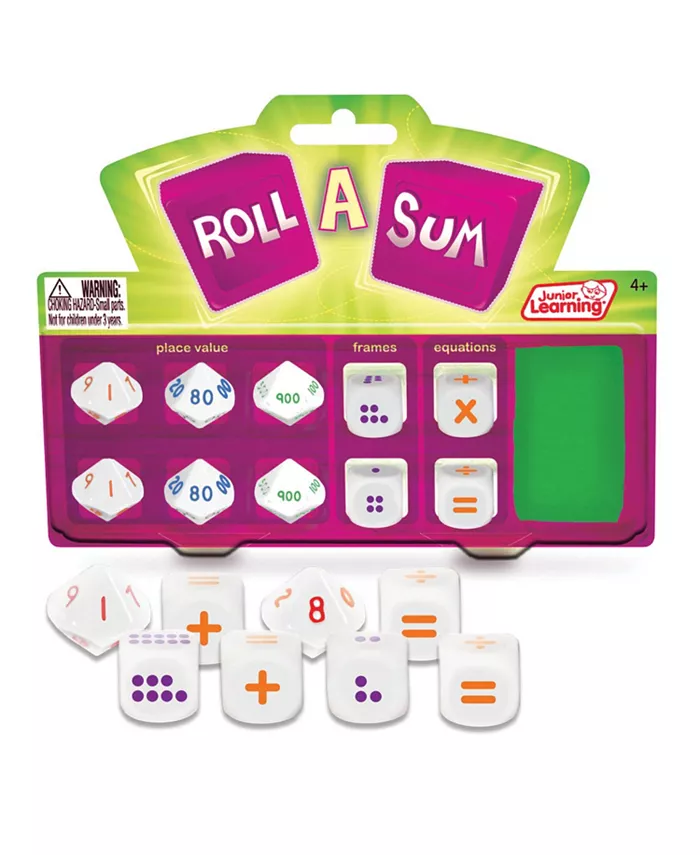Junior Learning Roll a Sum Game Develop Calculation and Counting Skills - Mycitystee
