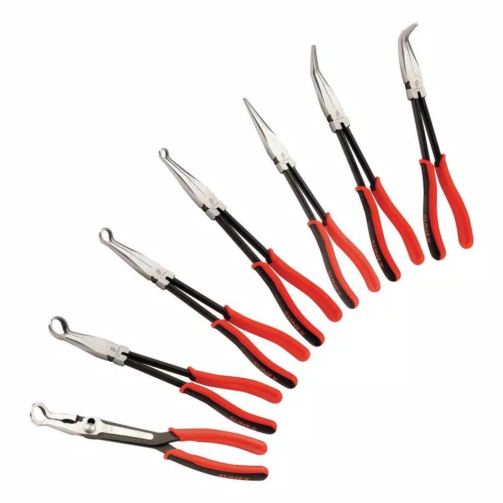 SUNEX TOOLS Long Reach Pliers Set (7-Piece) and#8211; XDC Depot - Mycitystee