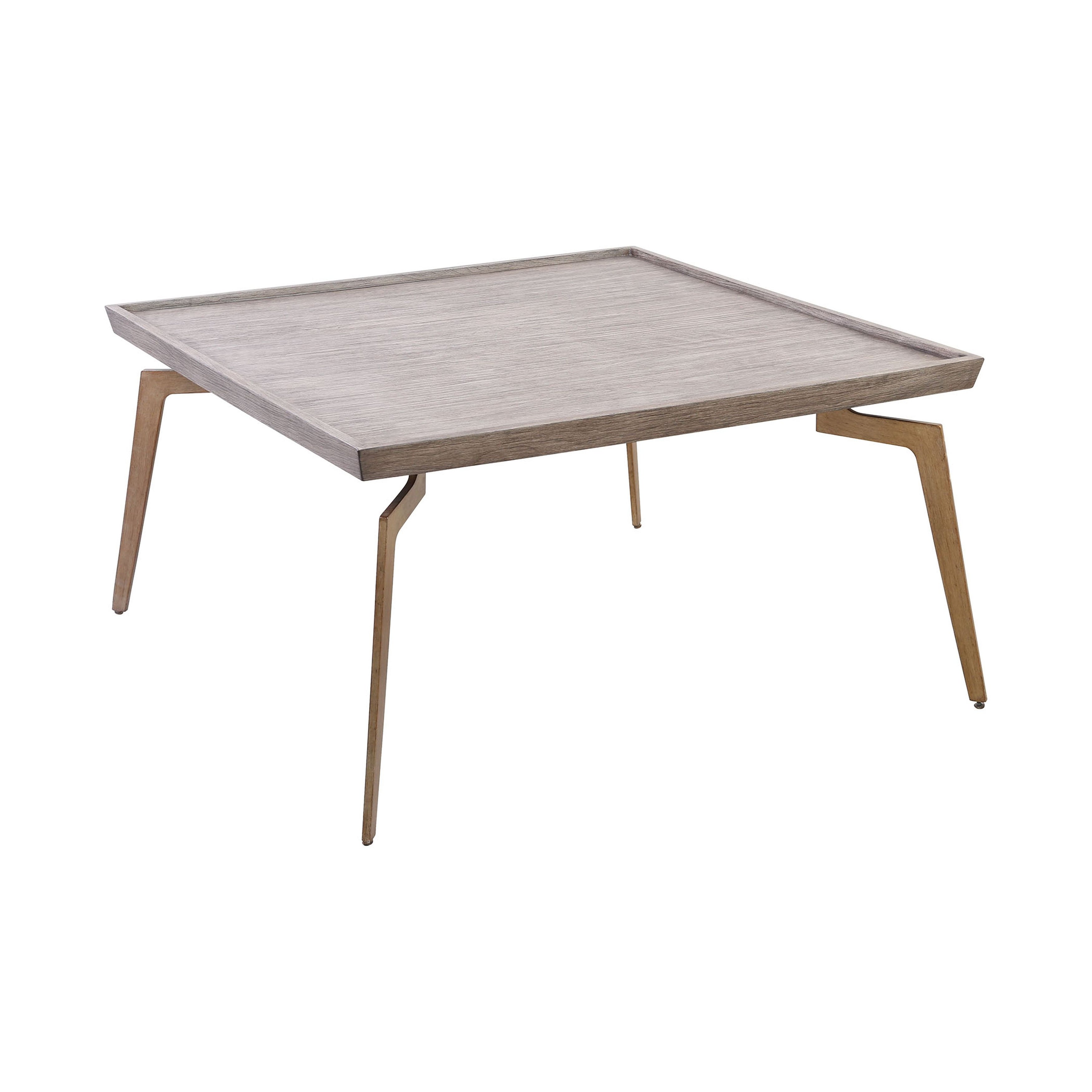 Elk Home 164-001 Larocca Coffee Table in Soft Gold and Grey Birch Veneer - Mycitystee