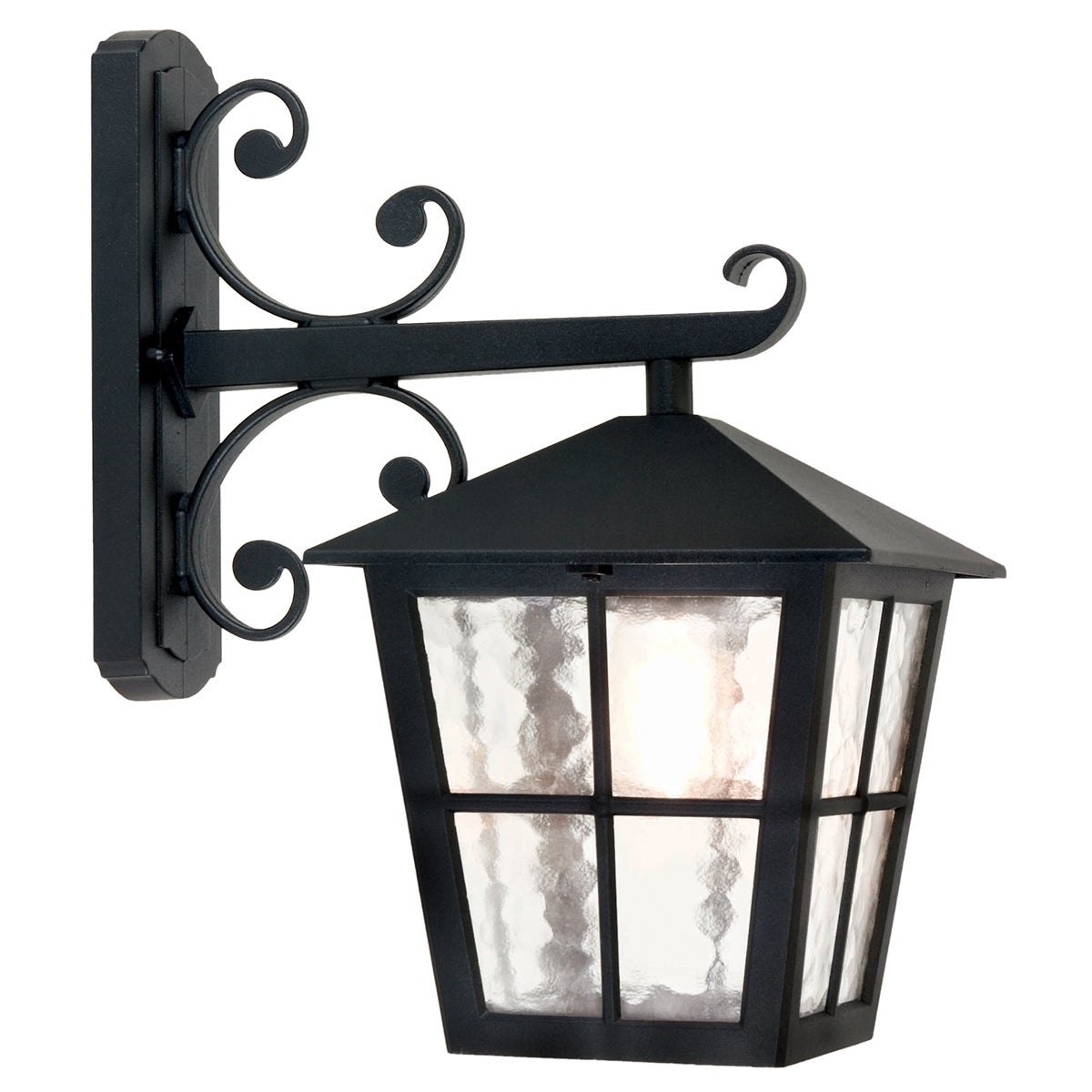 Outdoor Aluminum Lantern for Front Door in Black Lucas McKEarn - Mycitystee