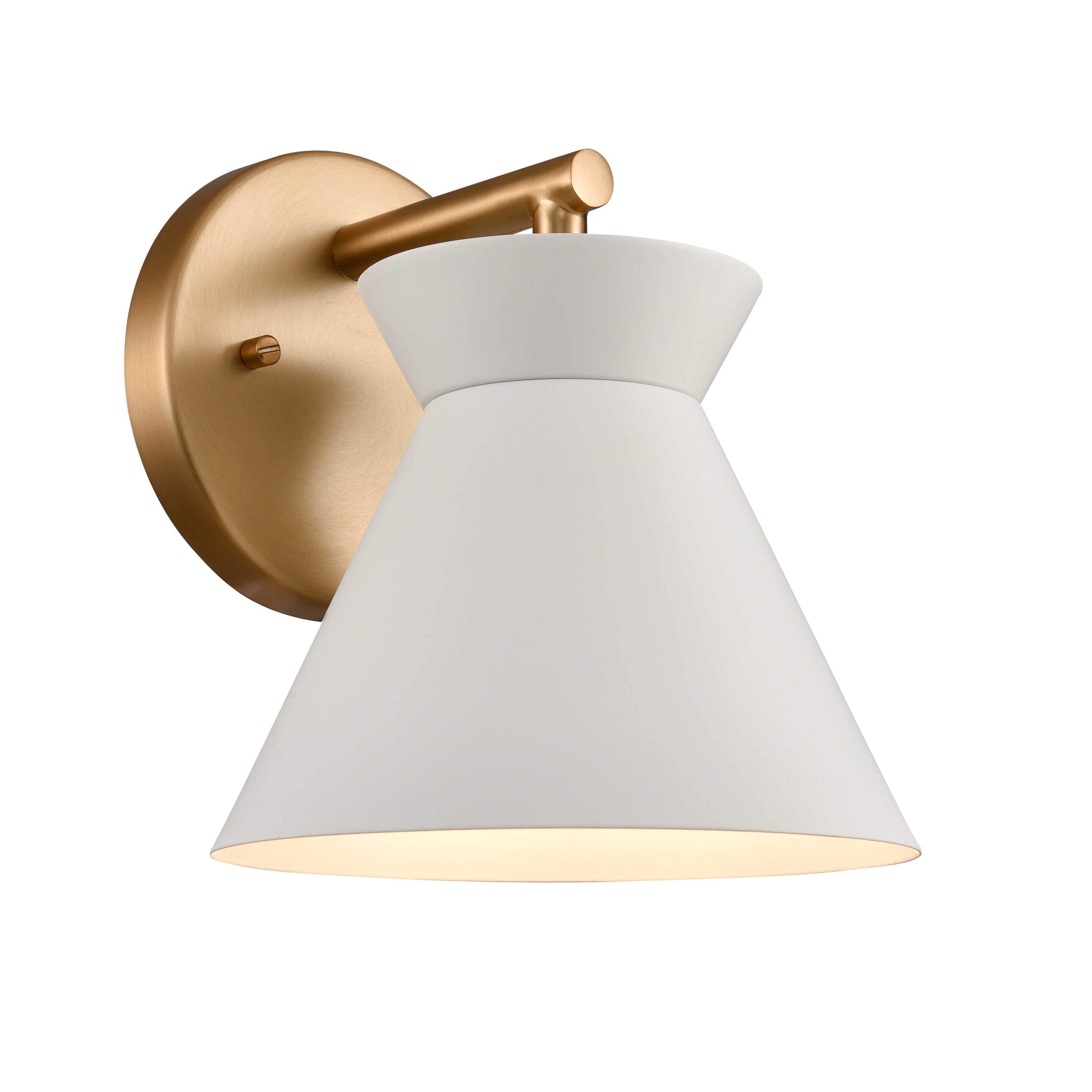 Forme 7'' Wide 1-Light Vanity Light - Brushed Gold - Mycitystee