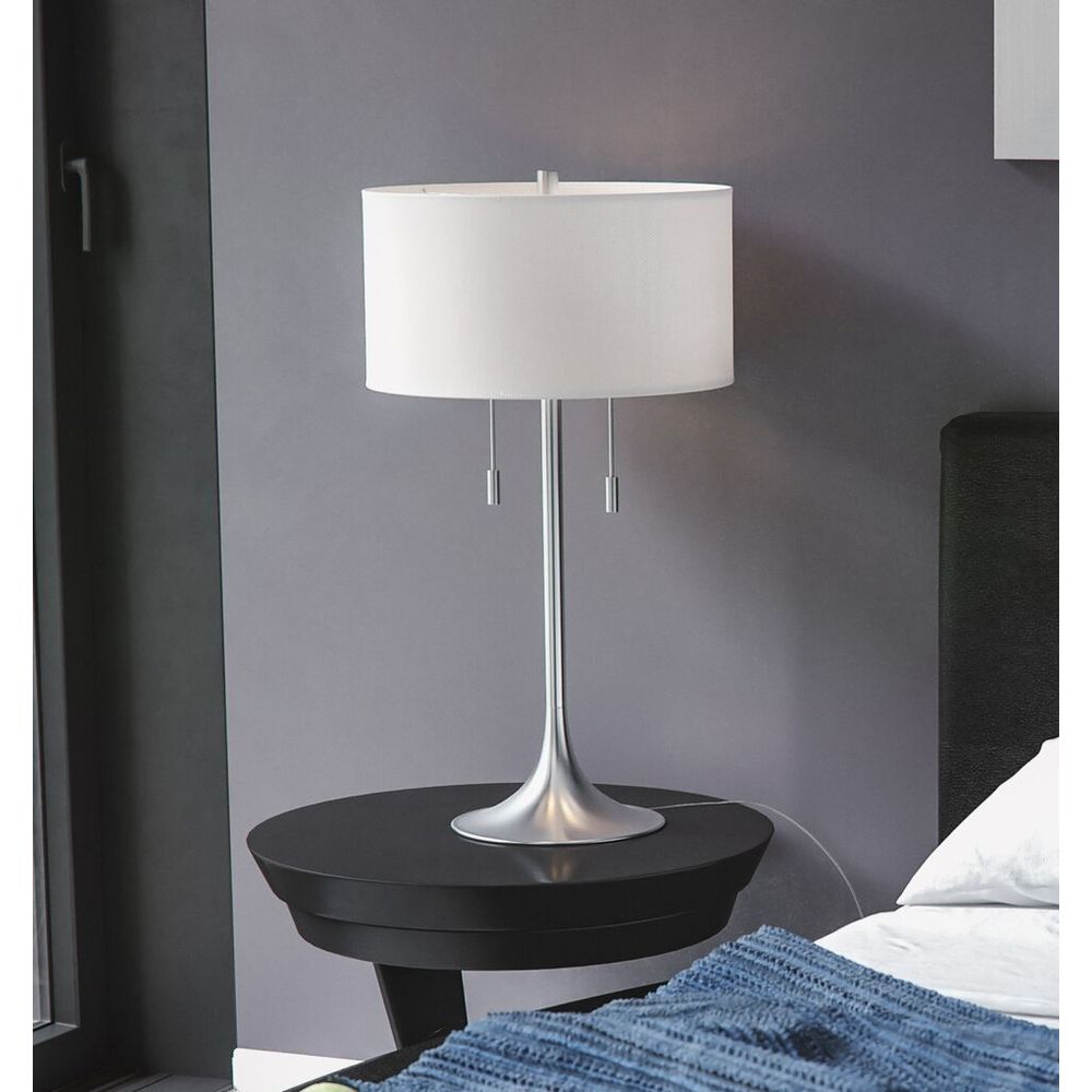 Kent Brushed Steel Table Lamp - Mycitystee