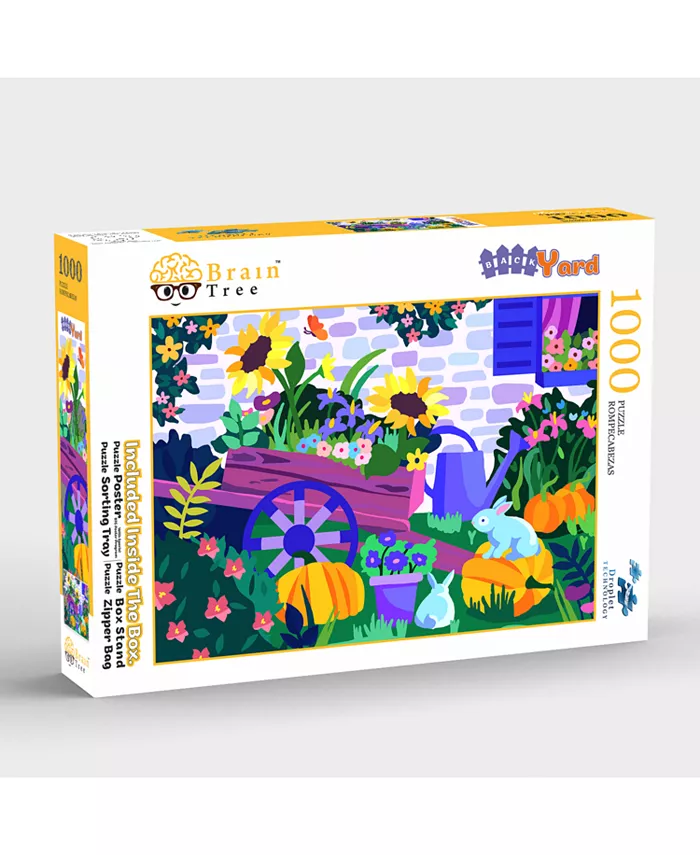 Brain Tree Games Backyard 1000 Piece Jigsaw Puzzle - Mycitystee
