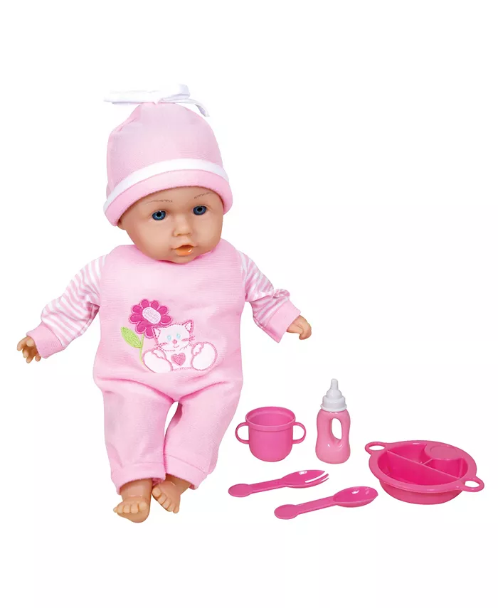 Redbox Lissi Doll - Talking Baby with Feeding Accessories， 13 inches - Mycitystee