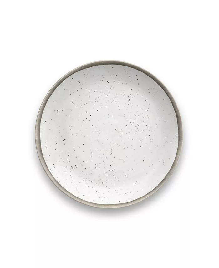 TarHong Retreat Pottery White Salad 8.5