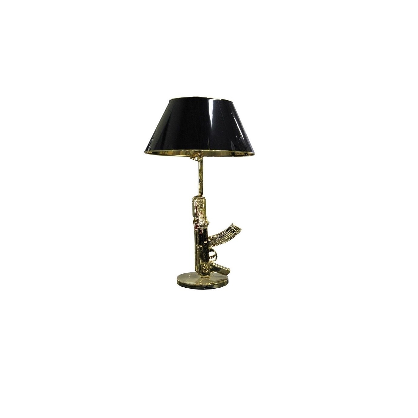 Gun medium table lamp， made of metal - Gold - Mycitystee